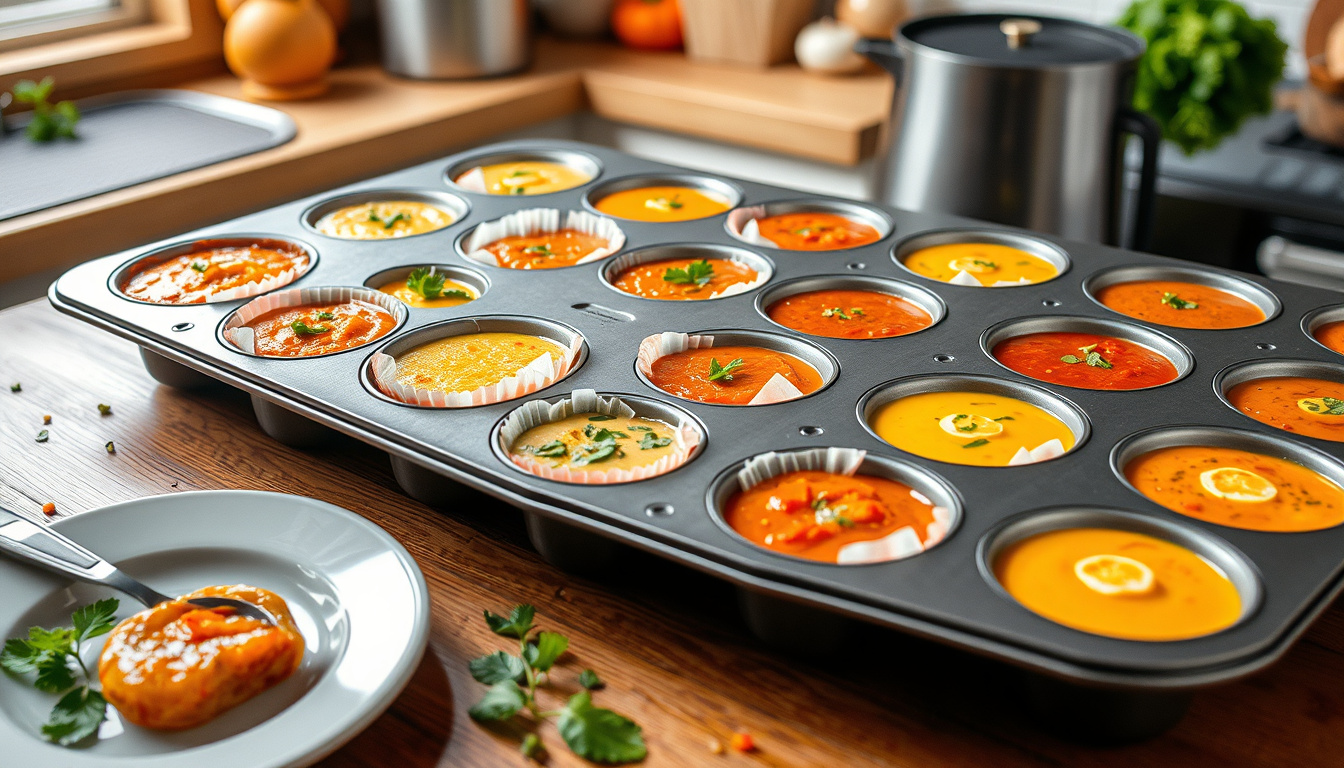 Perfectly Portion Your Soup: How to Freeze Soups in Muffin Tins for Quick, Convenient Meals!