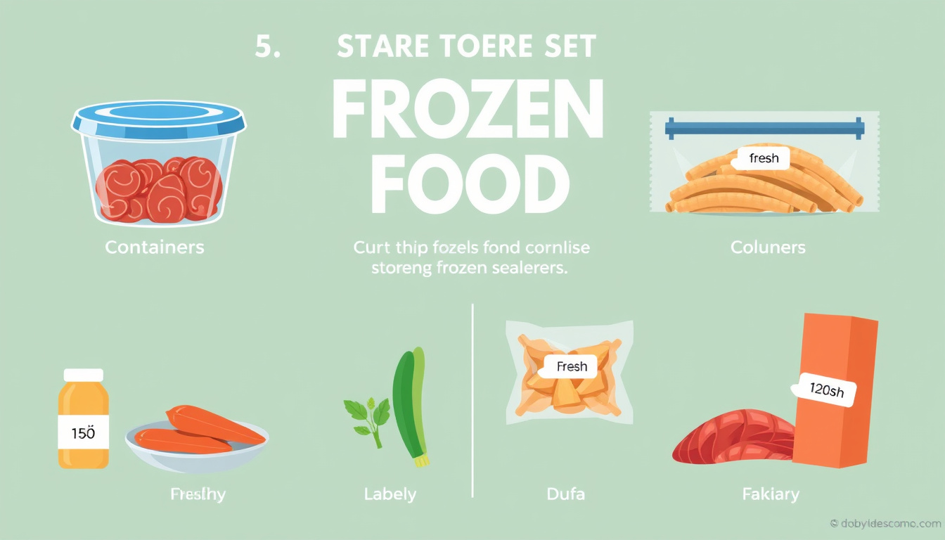 Maximize Freshness: How to Properly Store Frozen Food for Up to 6 Months and Beyond
