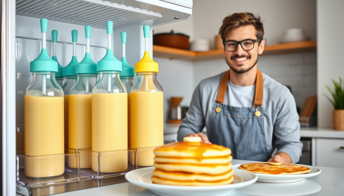 Master the Art of Meal Prep: How to Freeze Uncooked Pancake Batter in Squeeze Bottles for Effortless Breakfasts!
