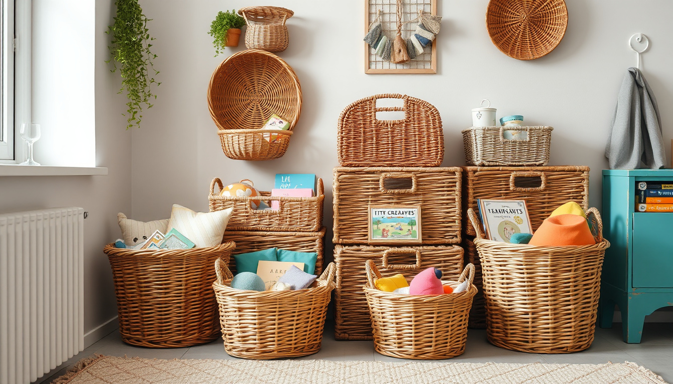 Chic and Organized: How to Use Baskets for Storing Small Items Anywhere in Your Home