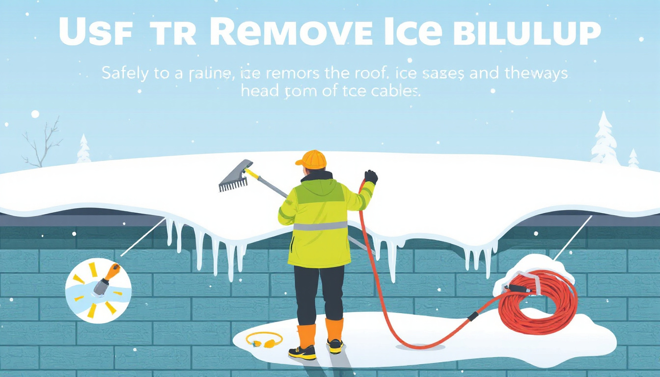 Mastering Winter: Effective Techniques to Remove Ice Buildup from Your Roof and Pathways