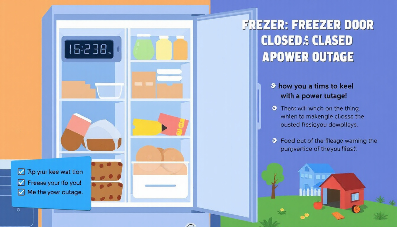 Essential Tips: How to Keep Your Freezer Door Closed During a Power Outage and Preserve Your Food