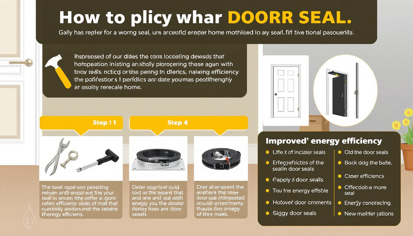Sealing the Deal: A Step-by-Step Guide to Replacing Your Worn Door Seal for Better Energy Efficiency