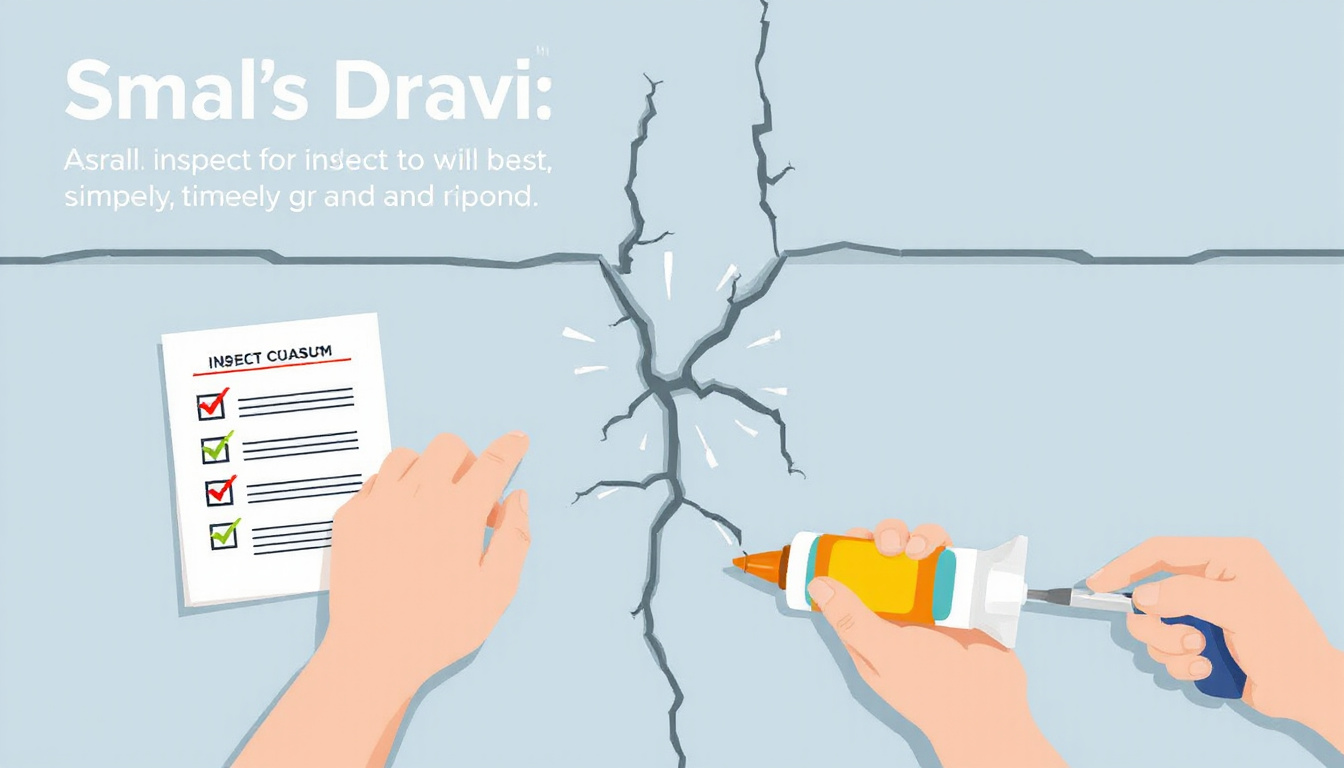 Don't Let Small Cracks Turn into Major Problems: The Essential Guide to Inspecting and Repairing Damages Promptly