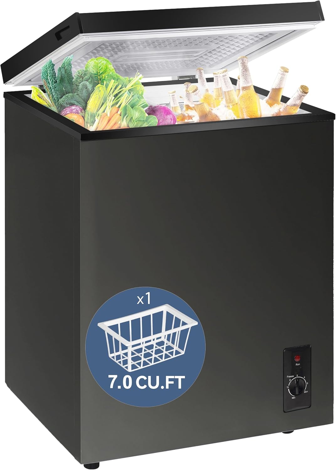Discover the Ultimate Space Saver: 7.0 Cu Ft Energy-Efficient Chest Freezer Review